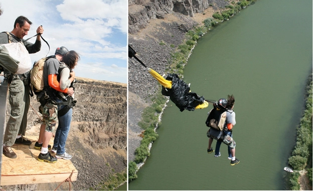 Tandem BASE jumping origins
